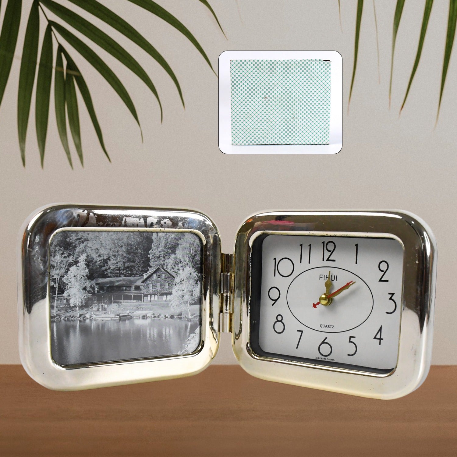 Plastic Foldable Desk Clock (1 Pc  With Box)