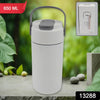 Stainless Steel Mug  Bottle Vacuum Insulated Cup With Handle Small Cup  Straw (650 Ml)