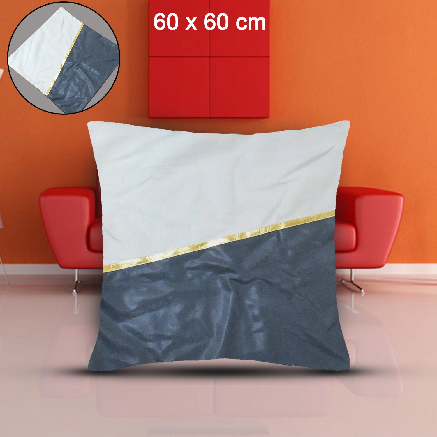 Pillow Covers Couch Pillows Cover Soft Pillow Covers (1 Pc  60  60 Cm)