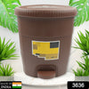 3636 Homeware Dustbin Clean Mini Small Size Plastic Pedal Dustbin Used For Kitchen Office Car (1 Pc)