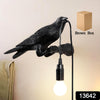 Crow Birds Table Lamps With Vintage Edison Bulb Bird Lamp (1 Set)