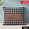 Pillow Covers Leather  Cotton Cushion Covers (15  15 Inch  1 Pair  2 Pc)