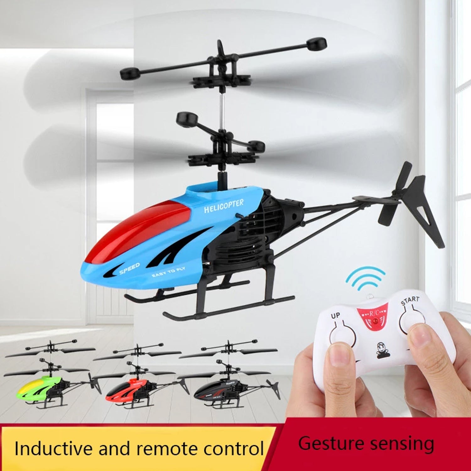 4456 Remote Control Helicopter With Usb Chargeable Cable For Boy And Girl Children (Pack Of 1)