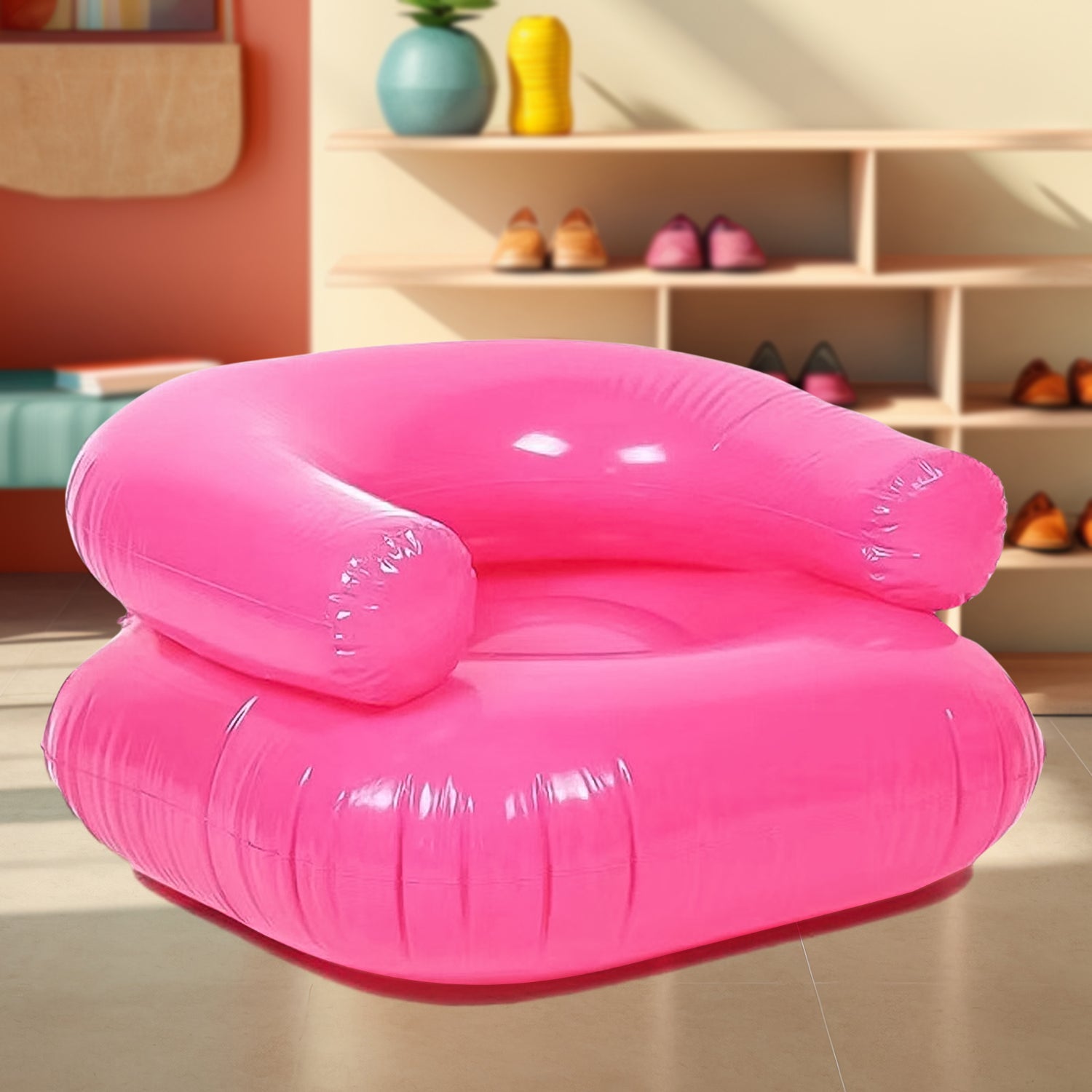 Inflatable Sofa Chair For Boys And Girls Suitable For Camping (28 Inch Approx  1 Set)