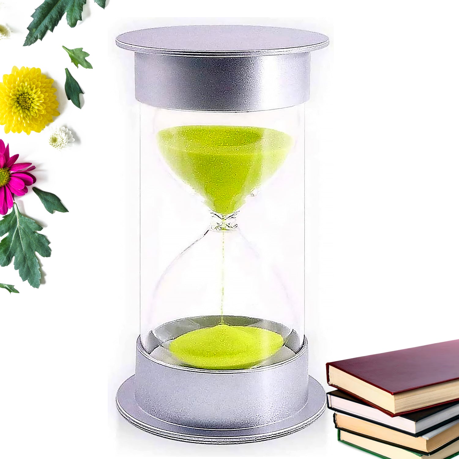 17550 Sand Timer Hourglass Timer 45 Minutes Sand Timer For Kids Teachers Games Classroom (30 Min-green) Time Management Tool (Color  Green Time  30 Min)