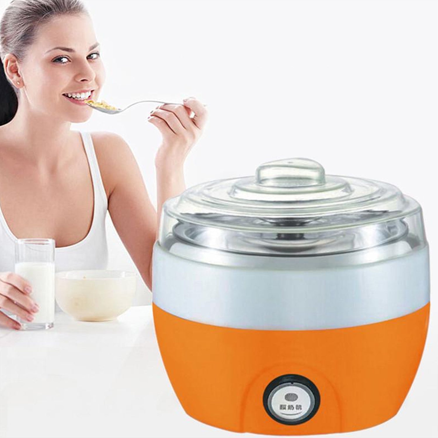 2533c Electronic Yogurt Maker Automatic Yogurt Maker Machine 1l Yoghurt Diy Tool Plastic Container For Home Use