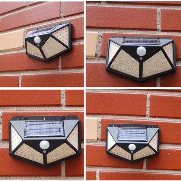 1255 Solar Lights For Garden Led Security Lamp For Home Outdoors Pathways