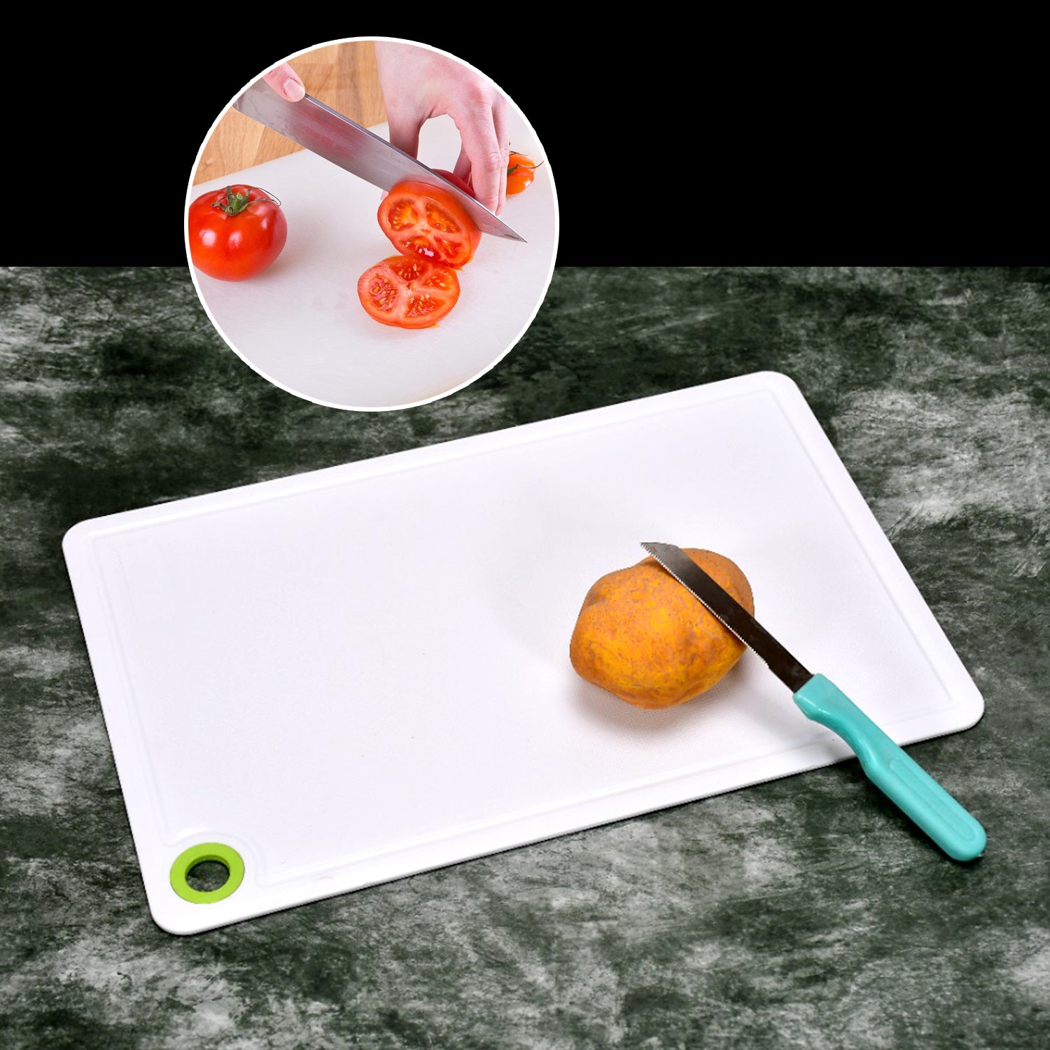 2316 Fruit  Vegetable Chopping Board Plastic Cutting Board For Kitchen