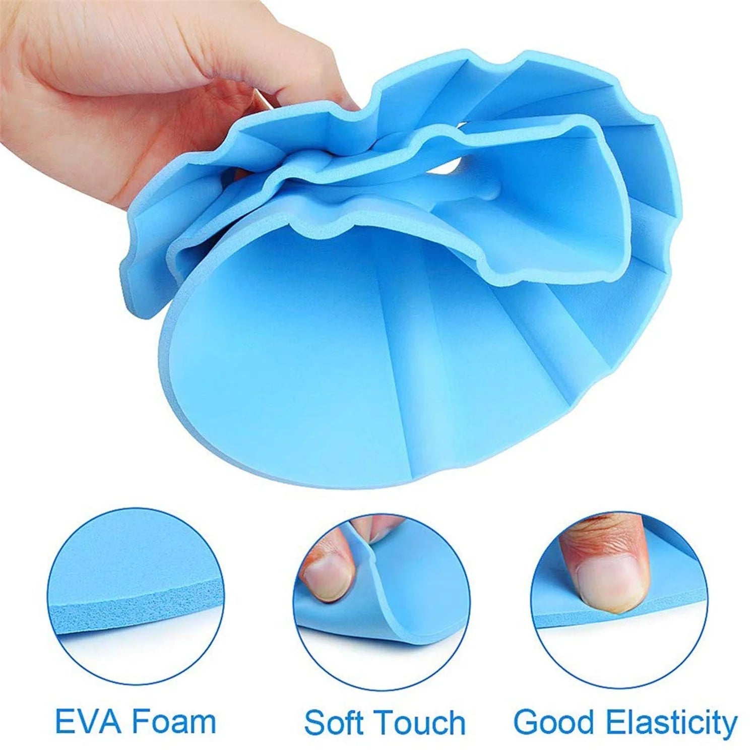 0378b Adjustable Safe Soft Bathing Baby Shower Hair Wash Cap For Children Baby Bath Cap Shower Protection For Eyes And Ear