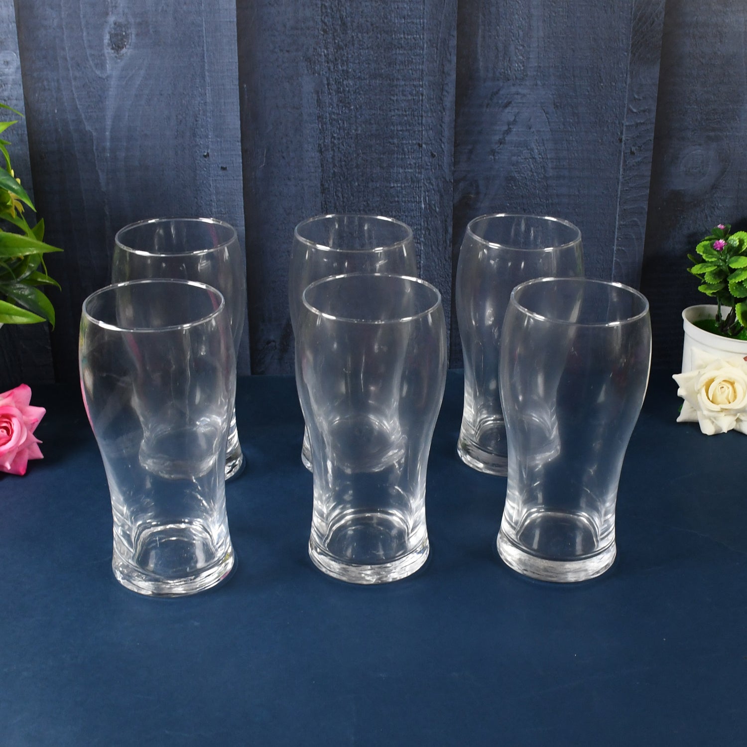 Juice Water Glass Tumbler Pure Glass (6 Pcs Set)