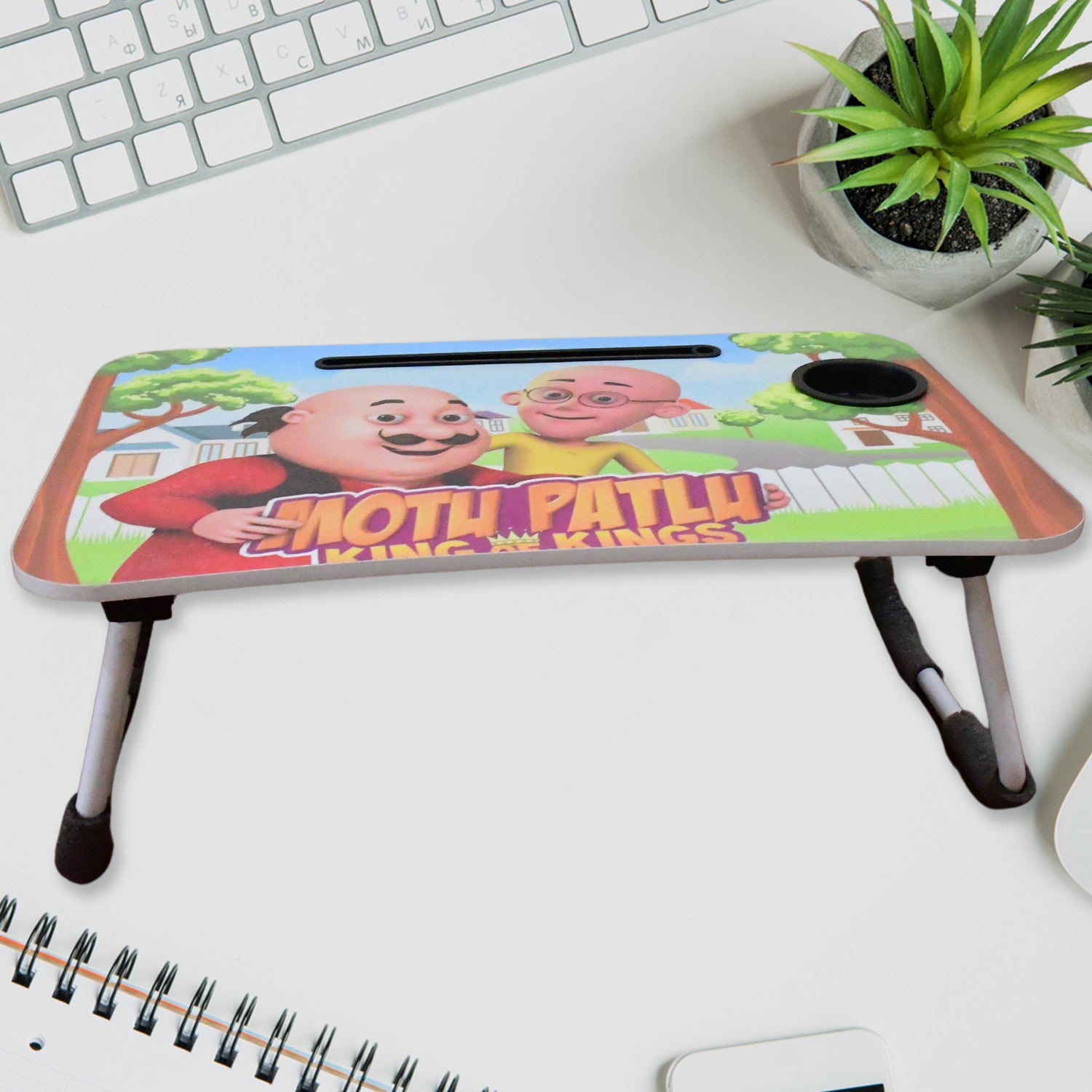 Multipurpose Portable Writing Homework Mix Cartoon Design Printed Table (1 Pc  Mix Design  6141 Cm)