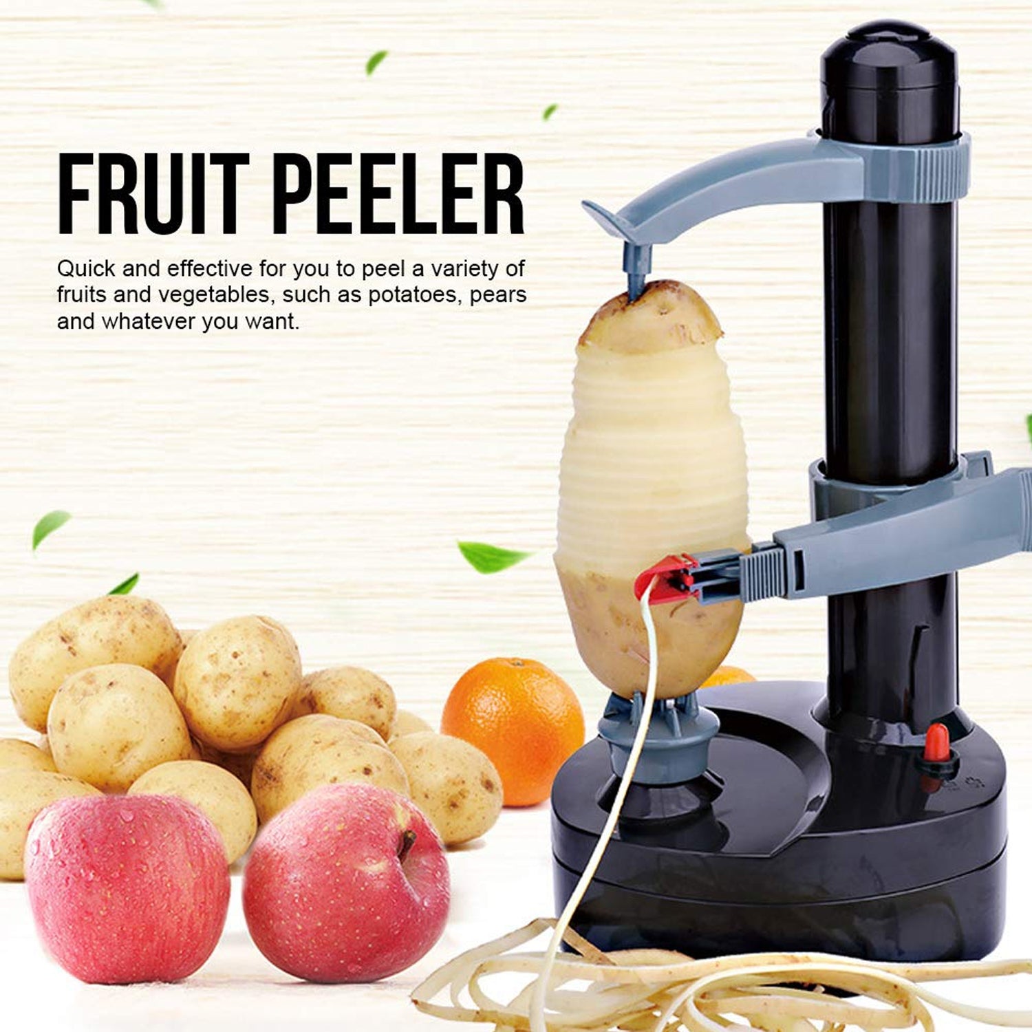 Multipurpose Electric Vegetable Fruit Peeler Automatic Potato Peeler (1 Pc)