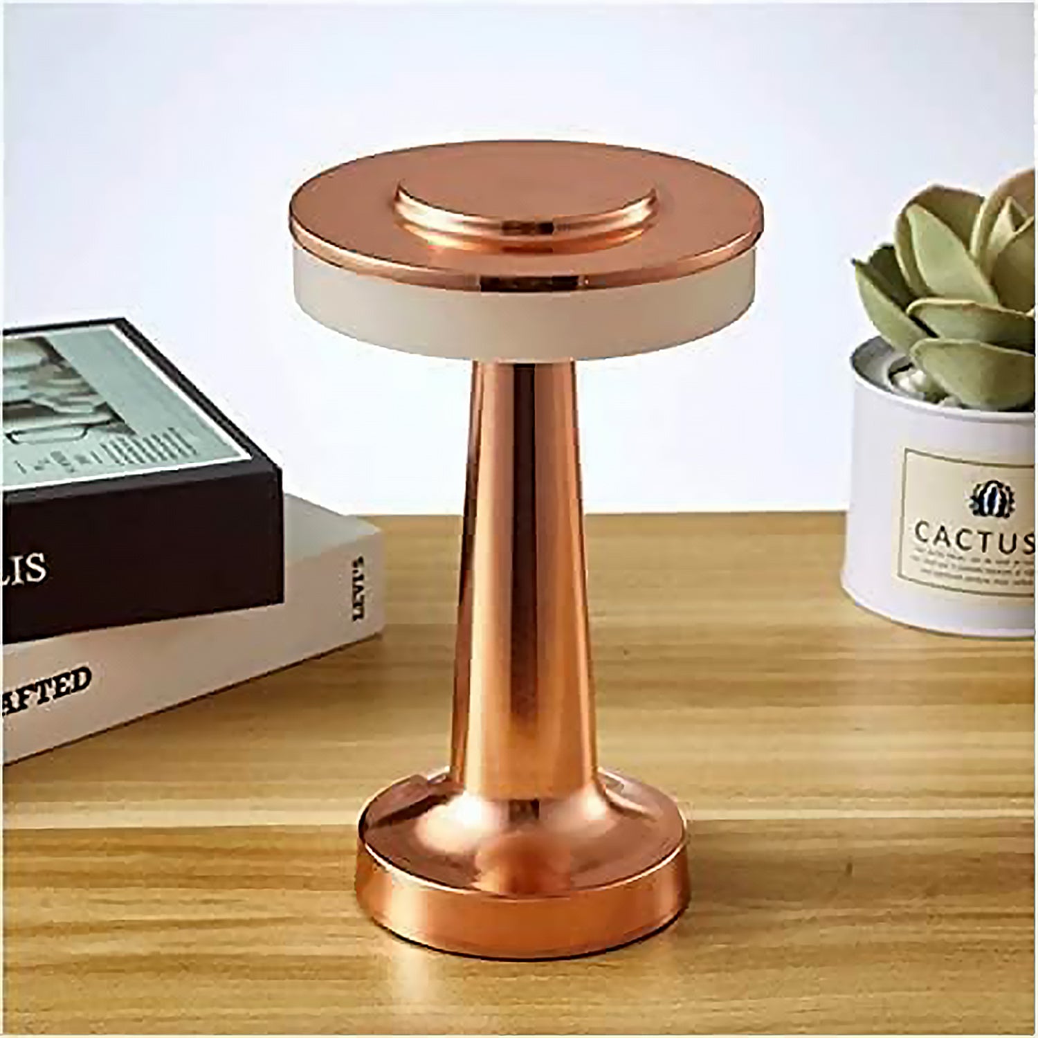 Led Lamp With Touch Control  Decorative Desk Lamp Portable Metal Led Table Lamp Usb Rechargeable 3 Color 3 Levels Brightness Dimmable Eye Protection Modern Lamp For Home Decor Party Kids Room Bedroom (1 Pc)