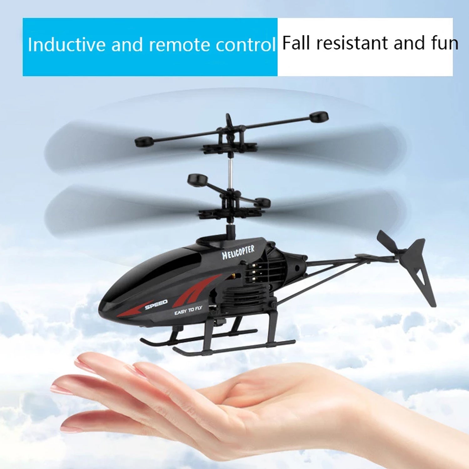 4456 Remote Control Helicopter With Usb Chargeable Cable For Boy And Girl Children (Pack Of 1)