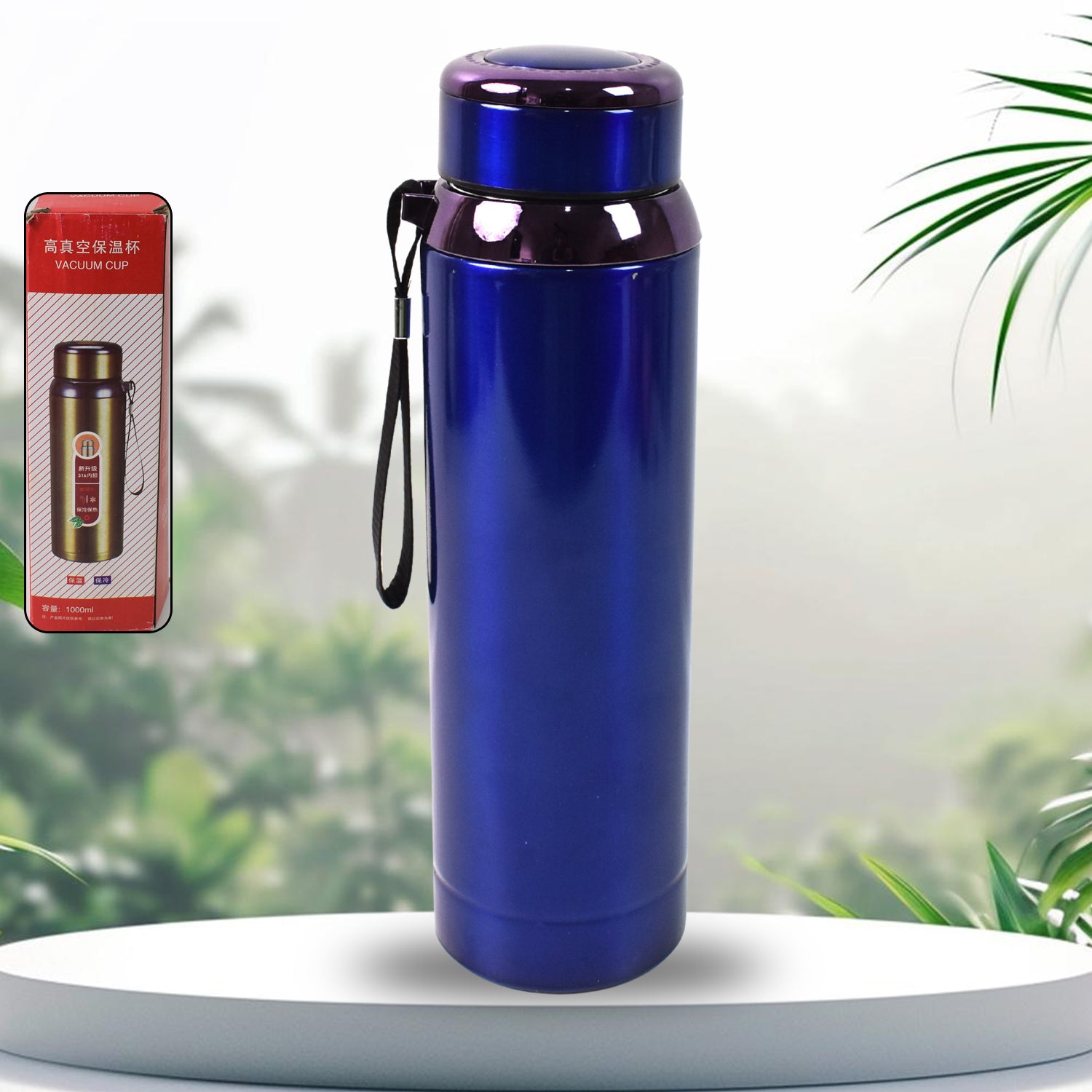 Vacuum Insulated Stainless Steel Bottle Double Walled (1000 Ml)