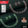 Diamond Necklace And Earrings Set (1 Set  Mix Color)