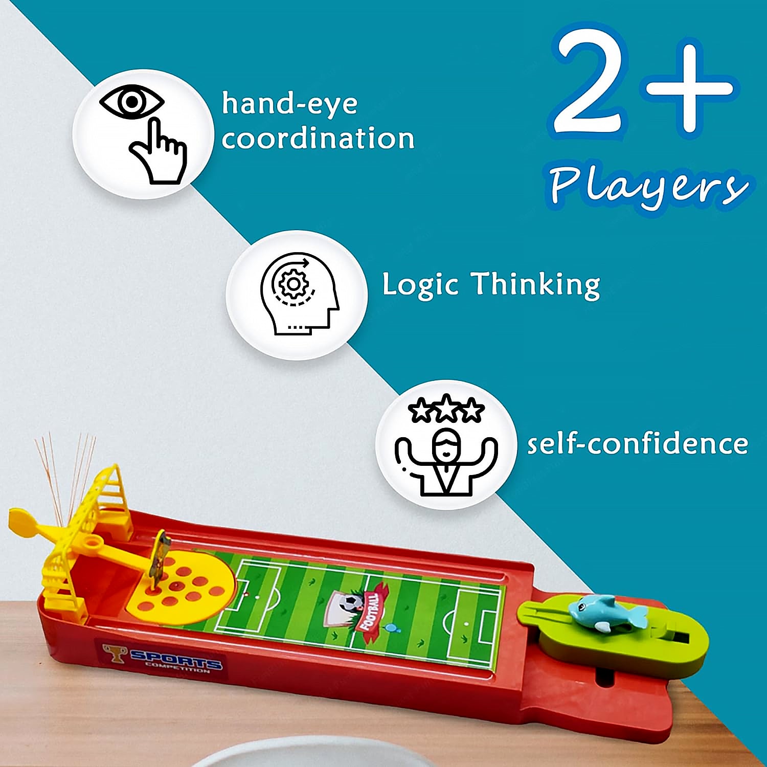 17863 Mini Table Top Finger Football Game For Kids-desktop Game For Kids  Adults Fun Indoor Finger Bowling Game For Boys  Girls Family Board Game