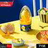 7156 Manual Golden Egg Puller Scrambler Household White Yolk Mixer Kitchen Tool Mix Manual Scrambler Convenient Without Breaking Eggs.