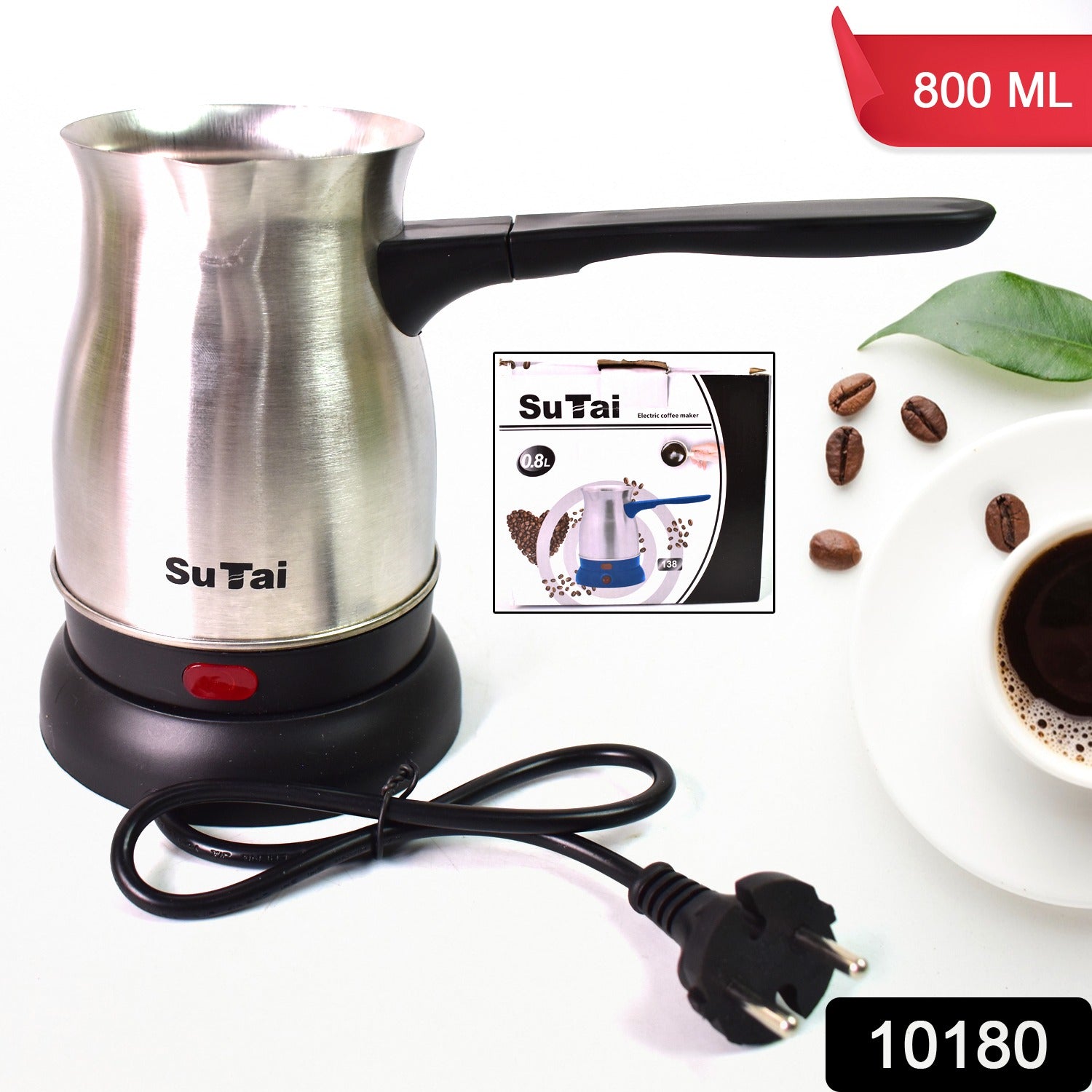 Coffee Pot Coffee Maker 800ml Even Heating Tea Maker Kettle (1 Pc)