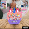 Mini Push Bubbles Game With Keychain  Music Game (1 Pc)