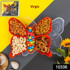 5 Compartment Multipurpose Butterfly Plastic Tray (1 Pc)