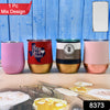 Stainless Steel Vacuum Insulated Mug With Lid (1 Pc  Mix Design  Color)