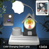 Cute Lovely Cartoon  Home Design With Plastic Base Led Desk Light Multi Color Changes (1 Pc)