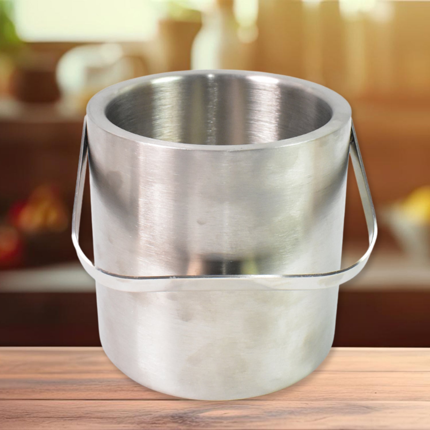 Stainless Steel Ice Buckets With Lid (1.3 Liters Approx)