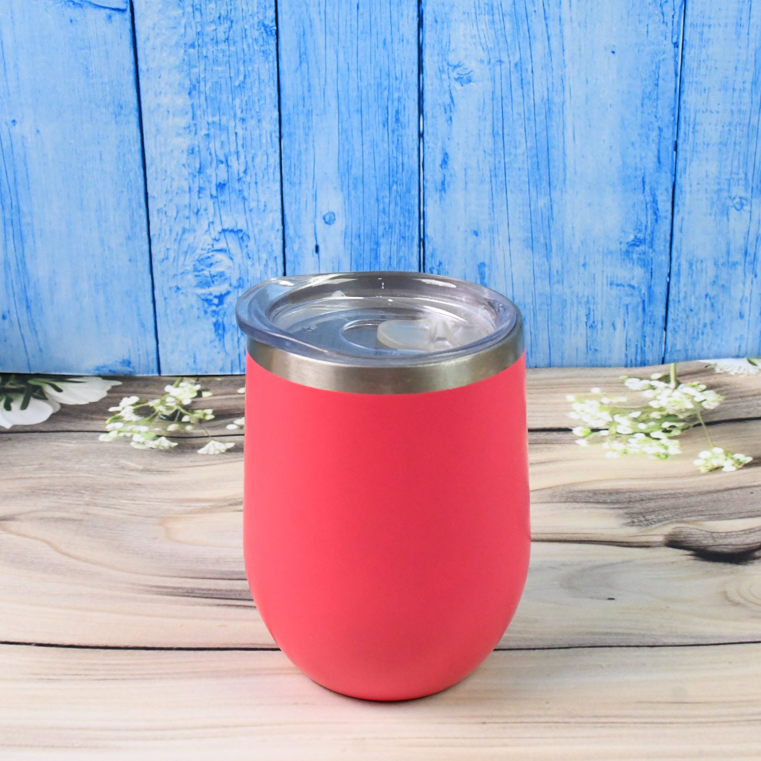 Stainless Steel Vacuum Insulated Mug With Lid (1 Pc  Mix Design  Color)