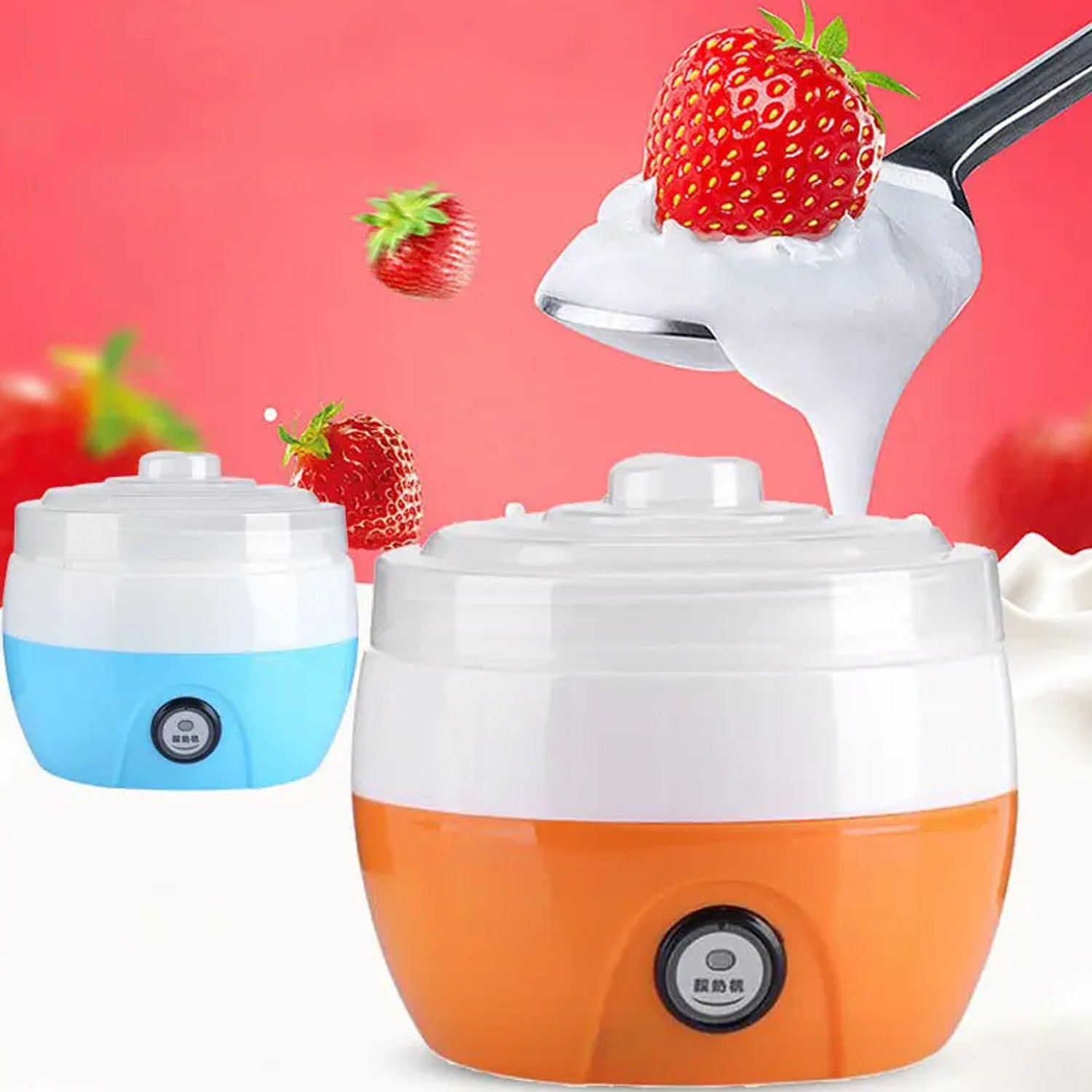 2533c Electronic Yogurt Maker Automatic Yogurt Maker Machine 1l Yoghurt Diy Tool Plastic Container For Home Use