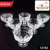 Glass Ice-cream Cup Set Home  Kitchen Serving Or Dessert Cup (6 Pcs Set)