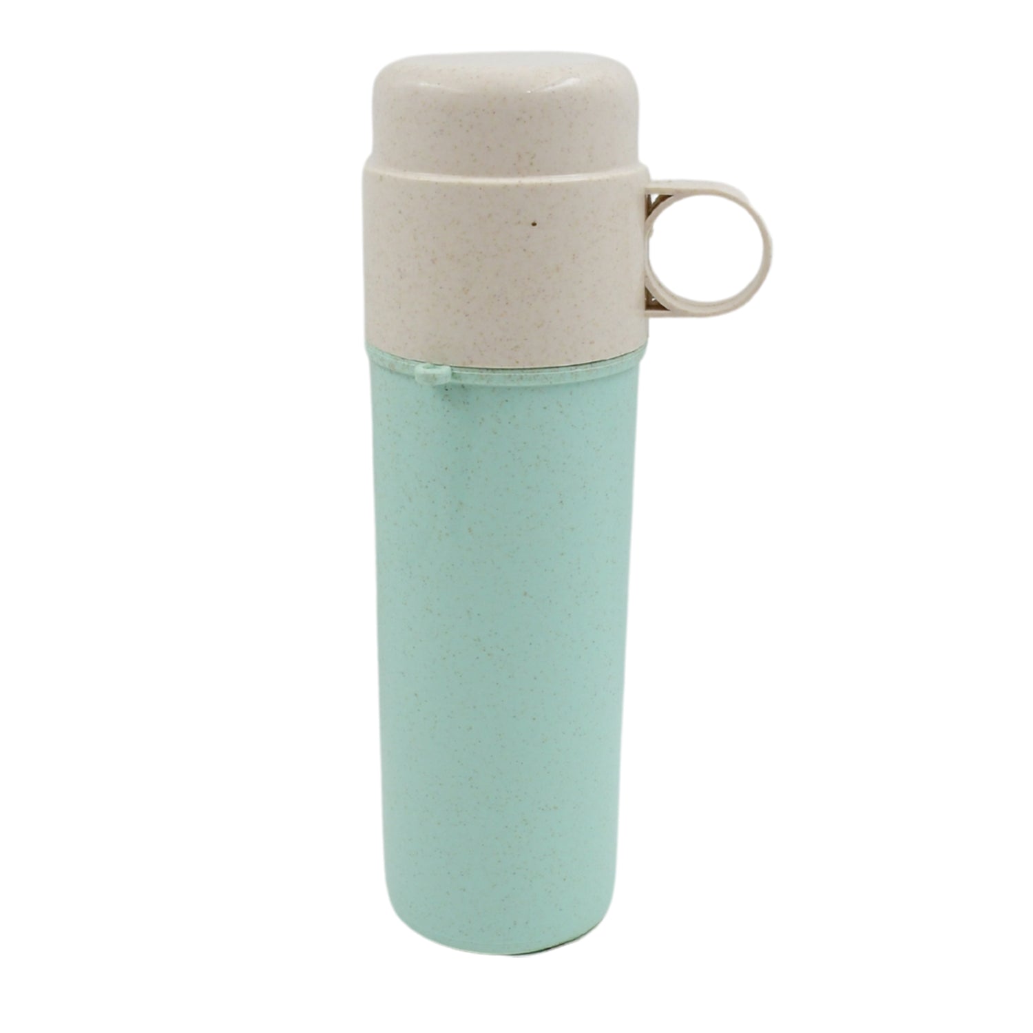 13045 Travel Coffee Cup Portable Water Bottle Wheat Straw Coffee Tea Mug Coffee Mug With Lids For Coffee Tea Portable For School (300 Ml Approx)